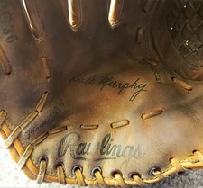 Vintage Rawlings DALE MURPHY Baseball Glove RBG36 Deep Well Pocket RH for LHT