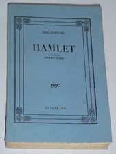 William Shakespeare - Hamlet - édition Gallimard 1946 - exemplaire no 218