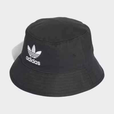 adidas Originals Trefoil Adicolor Bucket Hat Hut SCHWARZ AJ8995 NEU & OVP