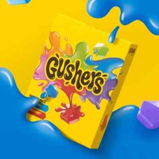New Gushers Fruit flavored snacks, Strawberry and Tropical Flavors, 12 ct..