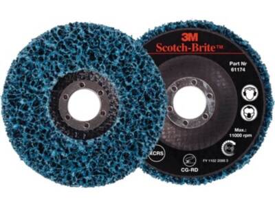 10er PACK(Stk) 3M 61174 Grobreinigungsscheibe CG-RD D.115x22mm extra coarse