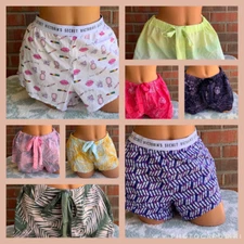 Victoria's Secret Cotton Sleep Shorts Bottom sz X-large Lounge You Pick Color!