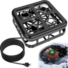 Floating & Submersible Pond Heater, 500W Pond Heaters for Outdoor Ponds with ...