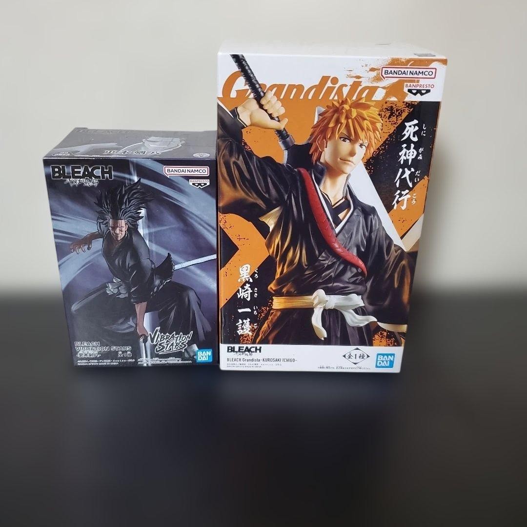 Grandista キングダム ワンパンマン 進撃の巨人 BLEACHセット Bleach Grandista Ichigo Kenpachi Vibrations Stars Figure Set New