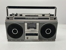 Vtg Magnavox Model 506 Boombox Radio Cassette Tape Deck Powers On As Is
