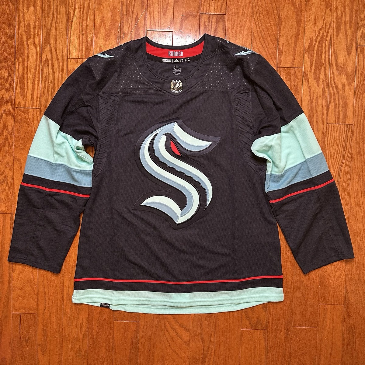 Adidas NHL Seattle Kraken Home Hockey Jersey Midnight Navy Blue