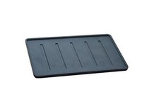 MatRx Automotive Floor Mat Universal Heel Protector Pad with Carpet 1 Pack Gray