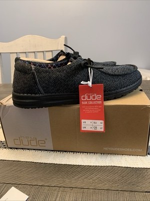 Hey Dude Wendy Sox Micro - Total Black Women s Size 11 New In Box