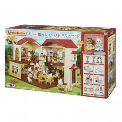 Sylvanian Families Toy House with Red Roof Epoch 17-RT Gift Set  Sylvanian Fami