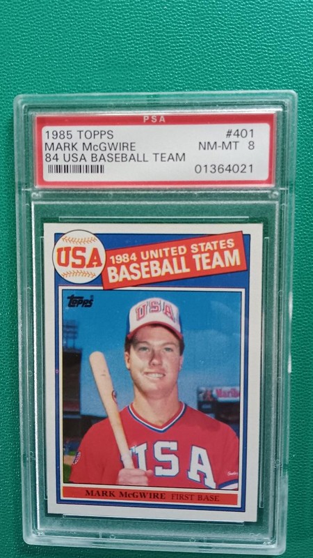1985 Topps - Mark McGwire #401 (RC)
