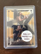 2025 Panini Impeccable WNBA Stainless Stars Jackie Young Orange /10 Aces