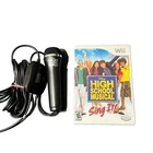 High School Musical: Sing It (Nintendo Wii, 2007) W/ Microphone Mic CIB