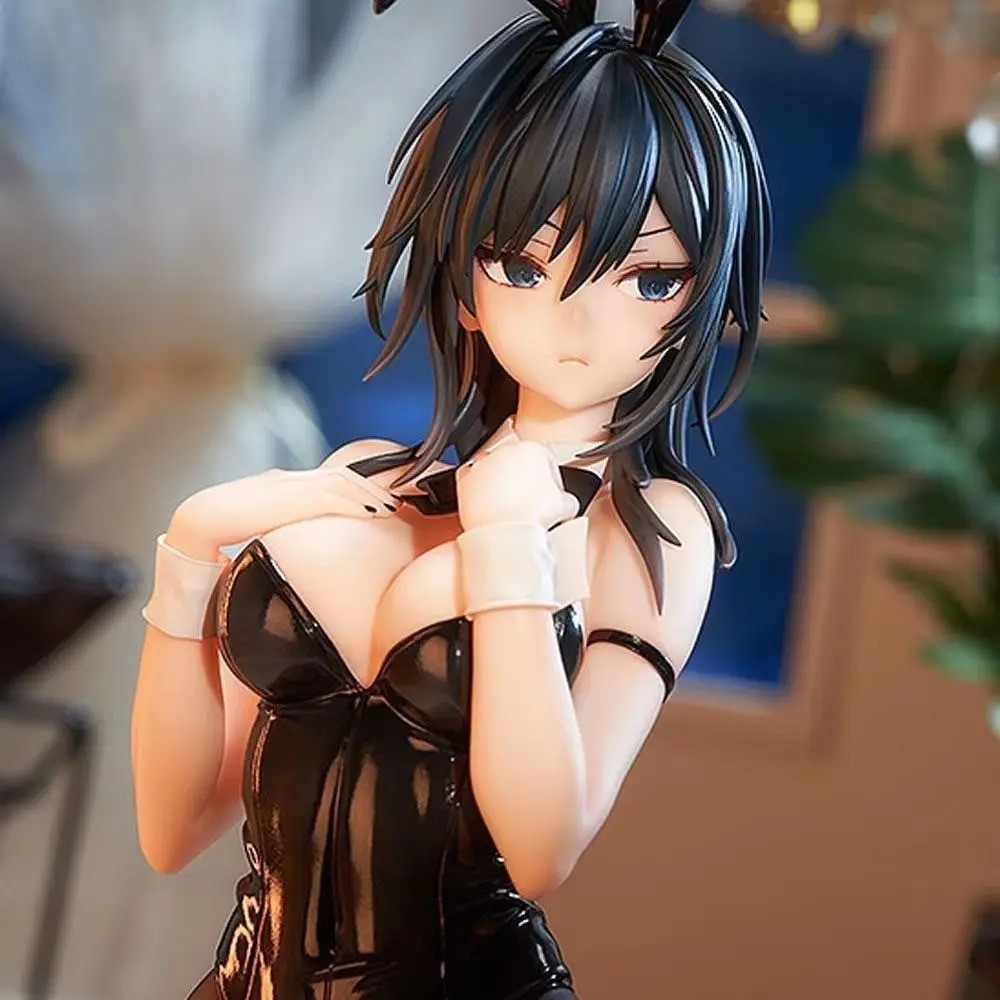 Yokoyama Ishimi Black Bunny Girl Estatua de Resina Figura de Anime Coleccionista Nueva Exhibición