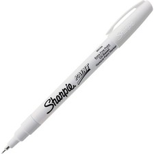 Marcador de pintura Sharpie blanco a base de aceite, punta extra fina, 1 unidad
