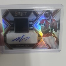 Panini 2022 Select Signature Memorabilia Michael Vick Silver Prizm Auto /199