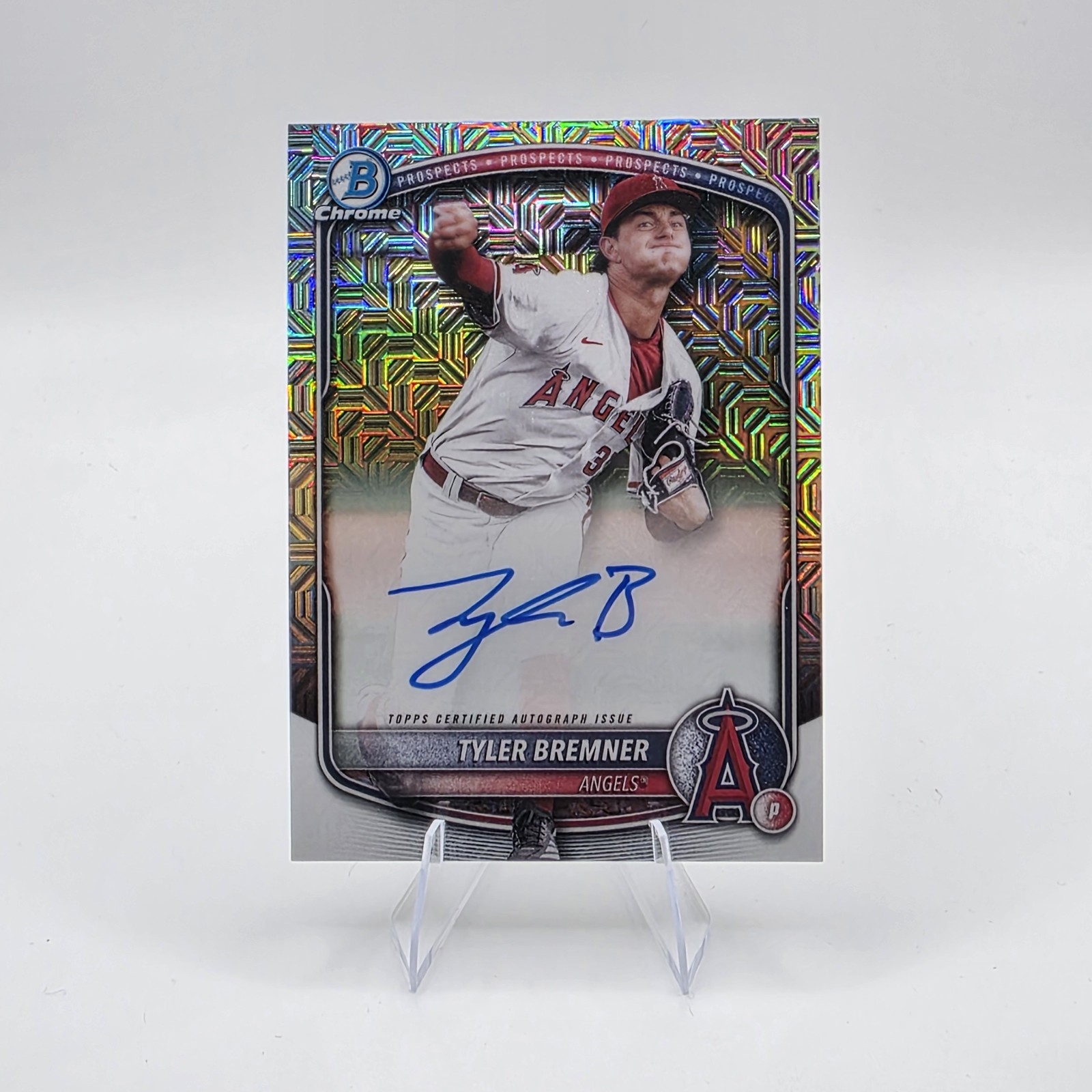 2025 Bowman Draft Tyler Bremner Mojo Auto #BMA-TB Los Angeles Angels