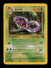 UNLIMITED ARBOK UNCOMMON 31/62 MP POKEMON