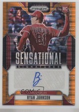 2025 Prizm Sensational Signatures Orange Pulsar /99 Ryan Johnson Auto 1hr4