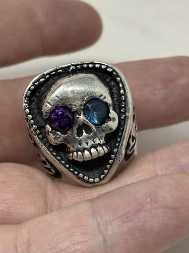 "RETIRED" LARGE King Baby STUDIO FENDER STERLING RING 50 gram-COLLECTOR Size 11 - Picture 2 of 14