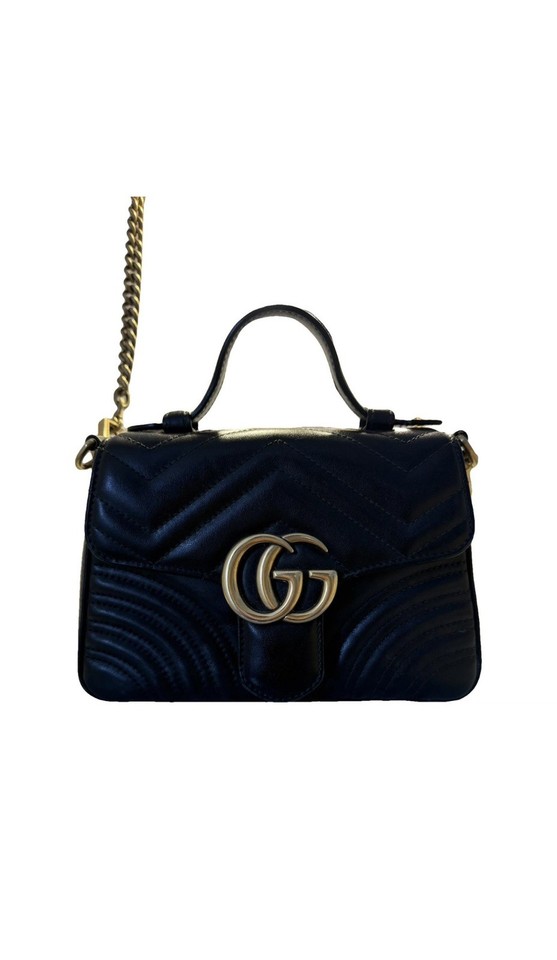 Authentic Gucci Marmont Top Handle Size Small