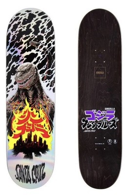 SANTA CRUZ Skateboard Deck GODZILLA SHIN KNOX FIREPIT 8.5” | eBay