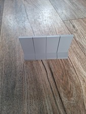 Model Retaining Wall Panels Grey Concrete Free Standing Diorama 1:16–1:43 4 Pack