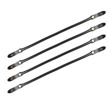 4 Pcs Straps for Handbags Purse Handles Replacement Black Shoulder
