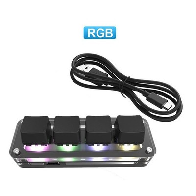 Gaming Keypad Mechanical Macropad Programming Macro Custom Knob Keyboard