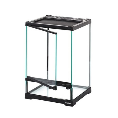 REPTI ZOO Mini Reptile Glass Terrarium,Front Opening Door Full View Visually ...