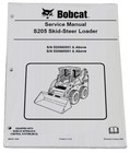 Bobcat S205 Skid Steer Loader Service Manual Shop Repair Book 3 Part # 6987037