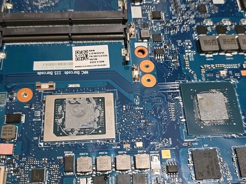 LENOVO MOTHERBOARD R7 5800H RTX 3050 4GB 5 15ACH6 P/N: 5B21C41694 AS-IS - Afbeelding 6 van 10
