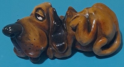 John Raya Lazy Bloodhound Figurine  5 Inches B5