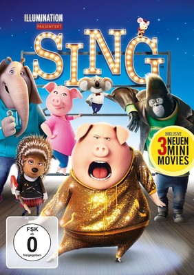 Sing | Garth Jennings | DVD | 1x DVD-9 | Deutsch | 2016 | Universal Pictures