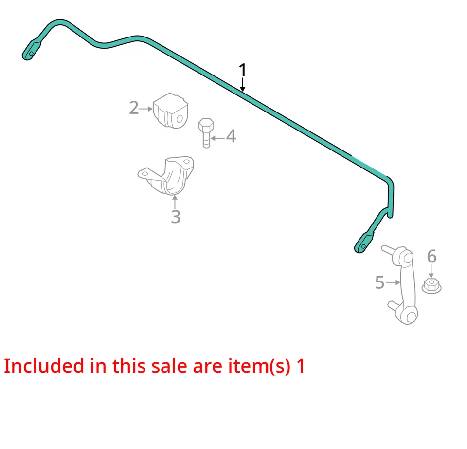 Barra estabilizadora trasera BMW ActiveHybrid 2014 7 tracción trasera OEM 134 k millas - LKQ430444785 Foto 4 de 4