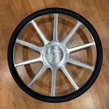 Forgiato Steering Wheel S206 Silver Old School G Body Box Chevy