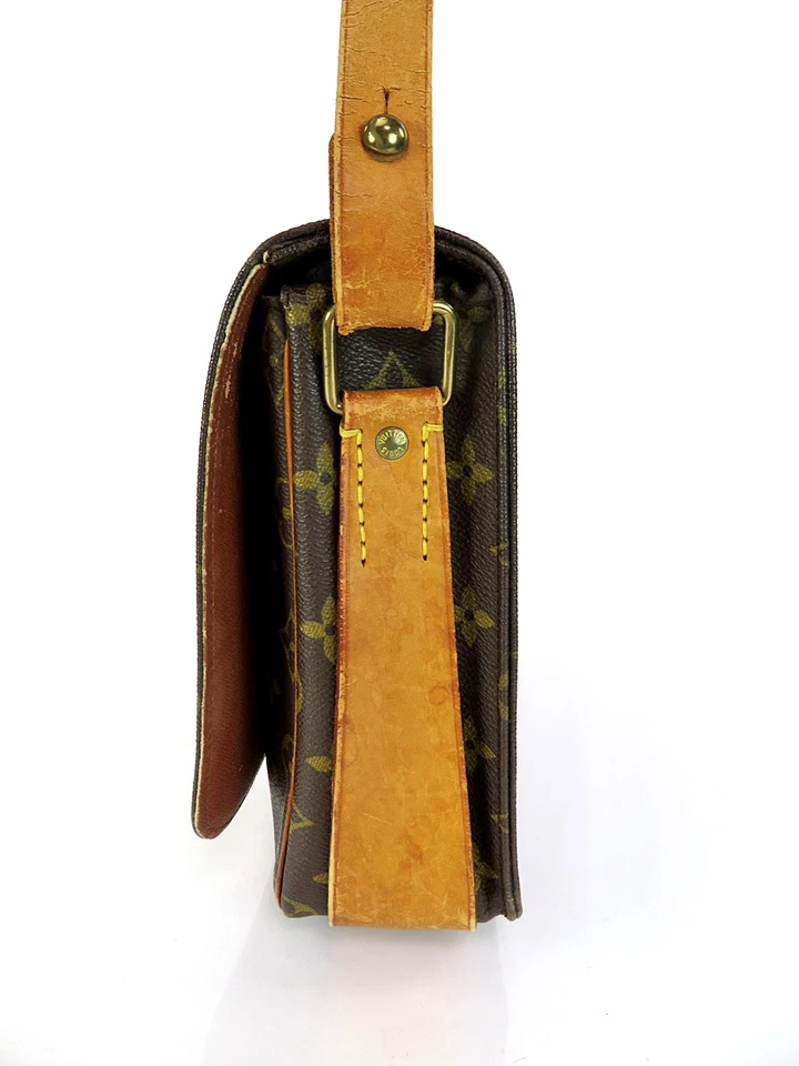 Authentic LOUIS VUITTON Cartouchiere GM Monogram Shoulder Bag Purse #62124 - Image 4 of 4