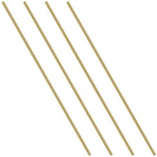 3/16 Inch Brass round Rod, 4PCS Brass round Rods Lathe Bar Stock, 3/16 Inch in