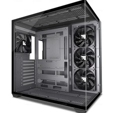 F300 2025 PC Case - Pre-Installed 4 No RGB Fan, ATX Mid-Tower Computer case, ...