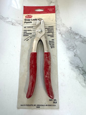 Malco SL5 Snap Lock Punch 3/8" Throat Vinyl Aluminum Siding Tool USA NOS