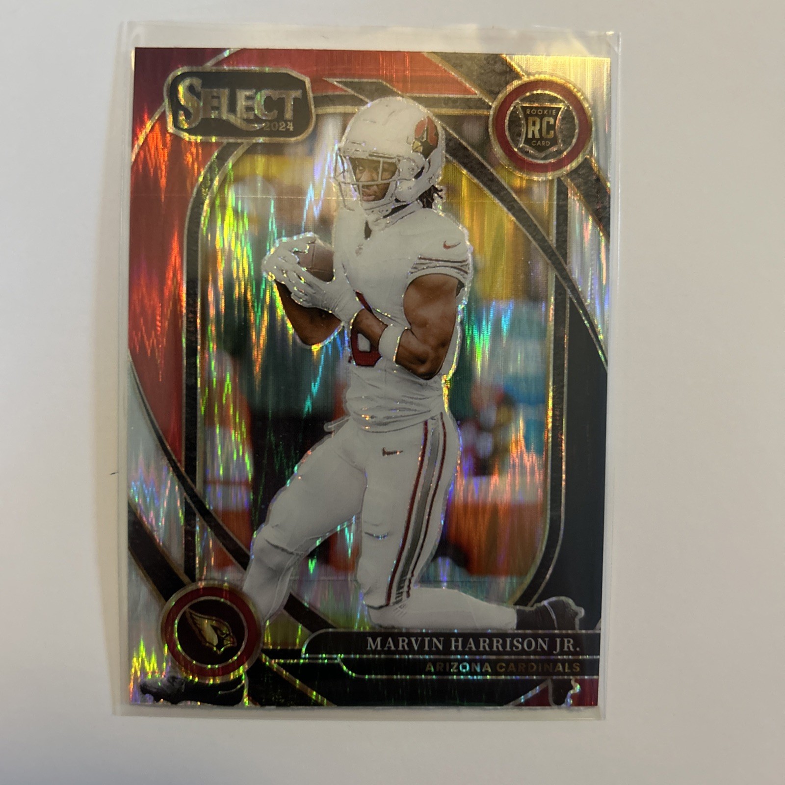 Marvin Harrison Jr. 2024 Select RC Club Level Black Green Shock Prizm #219