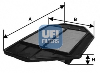 UFI Luftfilter 30.360.00 Filtereinsatz für EP HONDA EU CIVIC EV 7 Hatchback CTDi