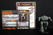 Battletech Lancelot Mech + Pilot Cards Alpha Strike Comstar Battle II Catalyst