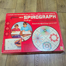 Kenner Spirograph Drawing Set MPN 401 w/ Pattern Guide  Pens Vintage 1967
