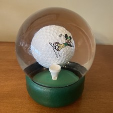 Disney Mickey Mouse Golf Ball Water Globe Challenge Balance Ball On Tee USA