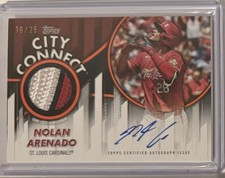 Nolan Arenado Auto /25 2026 Topps Series 1 City Connect Autograph Relic Card