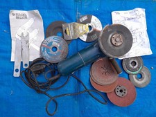 Black & Decker KG65 115mm Angle Grinder & Sanding attachment