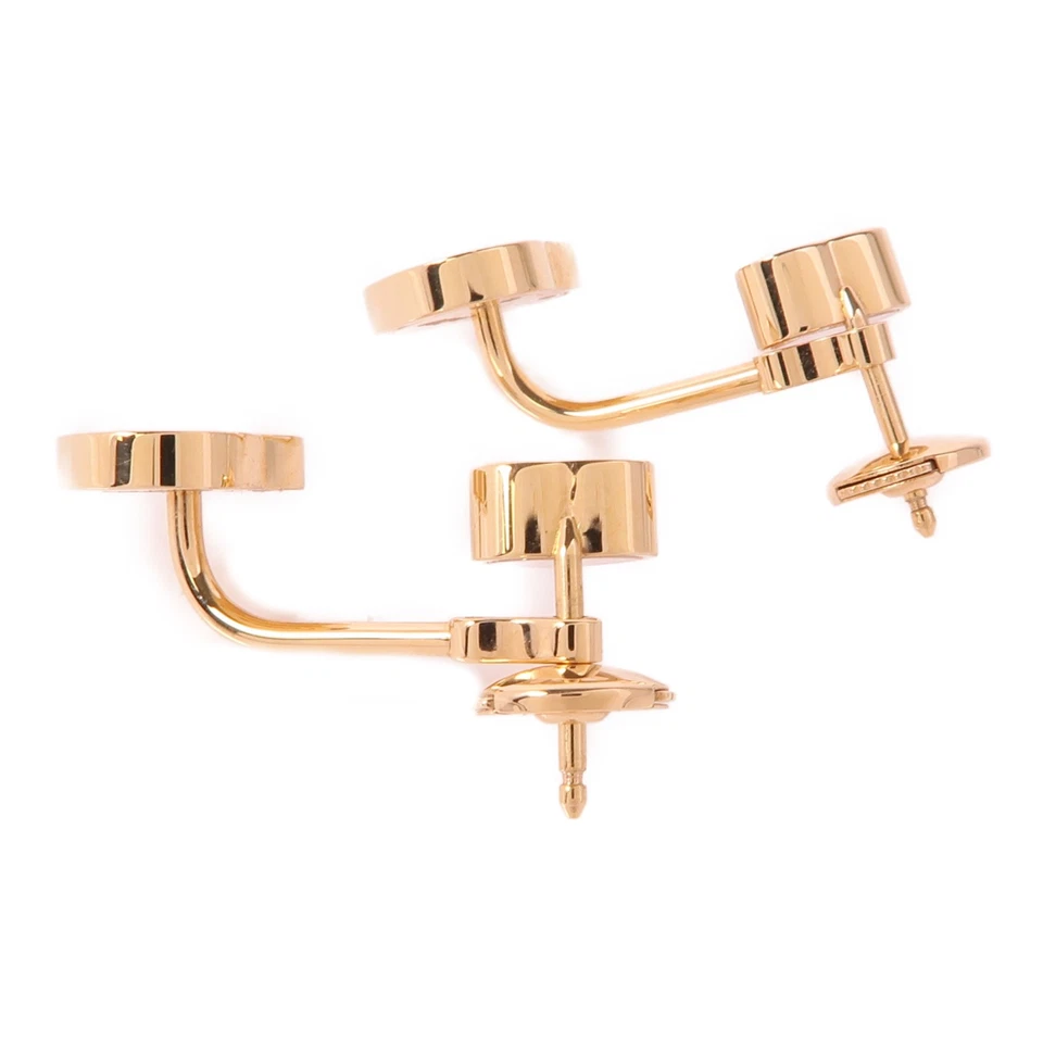 Pendientes de diamantes Chopard de oro rosa de 18 quilates Foto 4 de 4