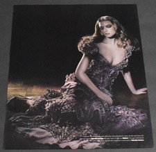 2007 Print Ad Sexy Fashion Long Legs Lady Heels Blonde Valentino Couture Dress T