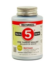Rectorseal 25631 4-Ounce No. 5 Pipe Thread Sealant