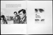 IN COLD BLOOD 1967 Robert Blake, Scott Wilson - Truman Capote UK BROCHURE